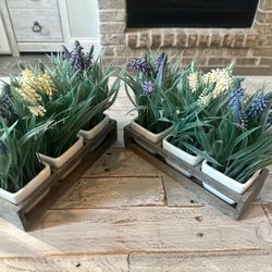 Faux plant farmhouse decor 