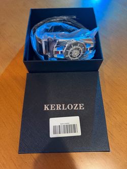Kerlöze Men’s Bling Rhinestone Belt Buckle – Silver Western Style
