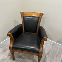 Heavy Wood Lobby/Accent Chairs