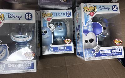 Funko Pop Disney Special Edition Bundle Minnie Mouse Sulley Cheshire Cat