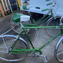 Matching Vintage Schwin Bikes