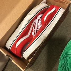 red vans men used once size 10.5
