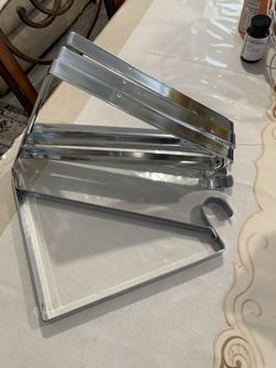 Crome Shells Hinges Like New$100 Not Free