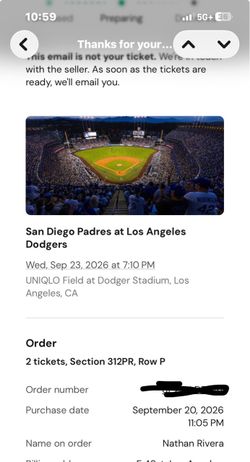Dodgers tickets wednesday september 23rd vs padres