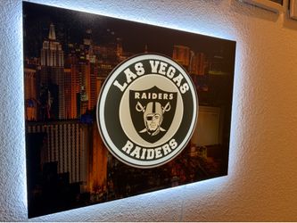 Las Vegas Raiders LED acrylic Wall piece