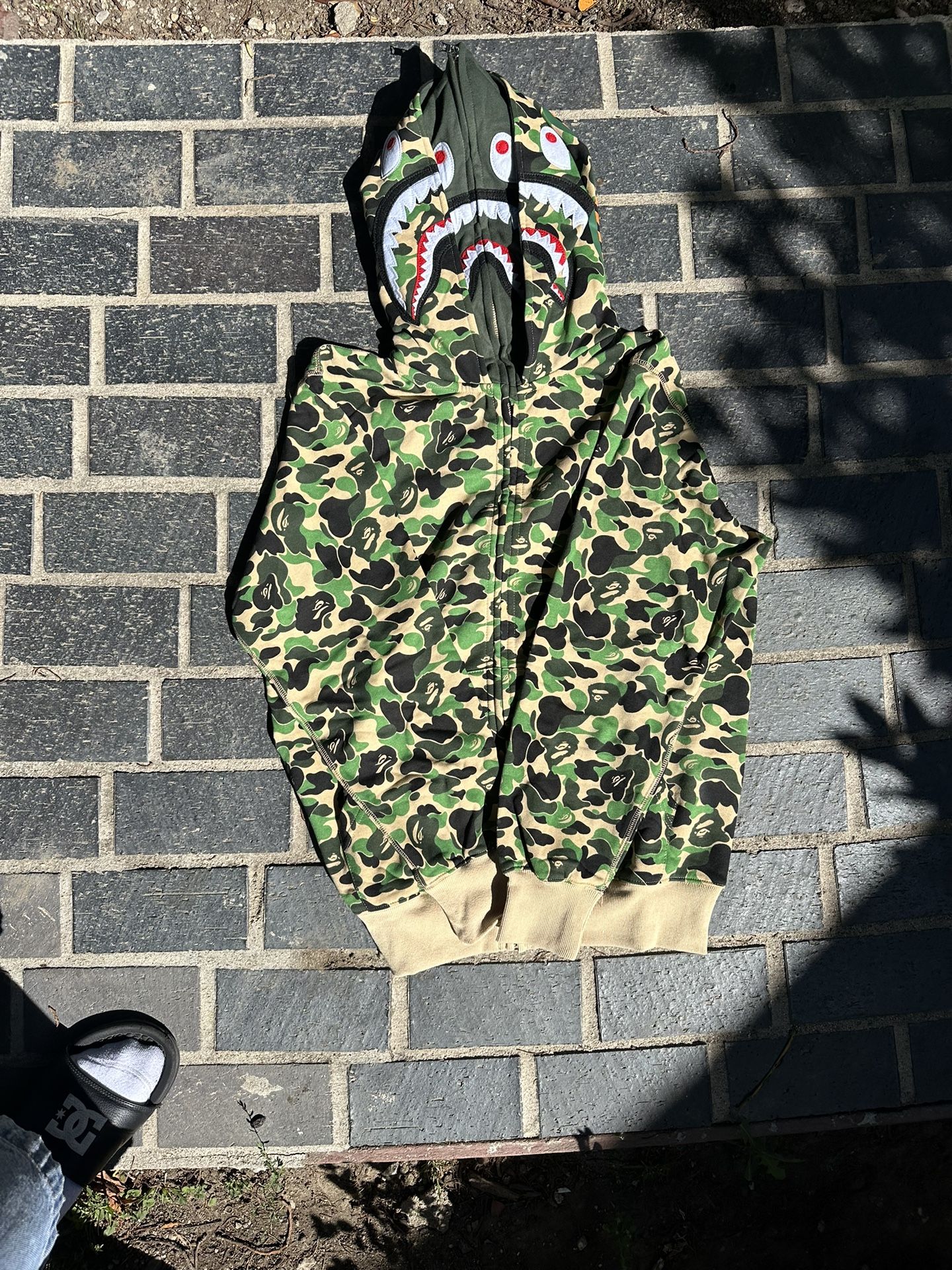 Bape Camo Shark Double Hoodie