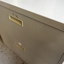 FREE 2 drawer metal lateral file cabinet