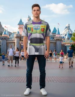 Disney Toy Story Buzz Lightning Adult Men's Large Halloween Costume