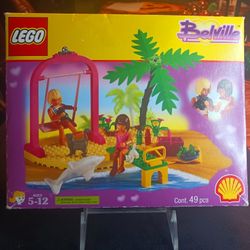 Vintage LEGO #2555 Belville Swing Paradisa Lifeguard Shell Oil PROMOTIONAL SET 