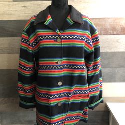 AUTHENTIC Knockabouts by Pendleton Women's Native Blanket Jacket SZ L. 