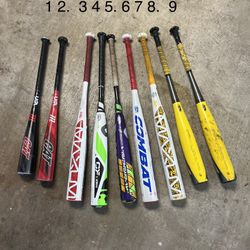Baseball bats for sale or trade
