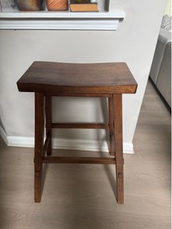 Wooden Bar Stools (set of 3)