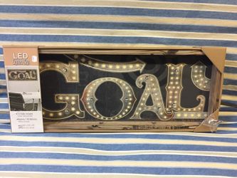 LED lighted sign $ $12