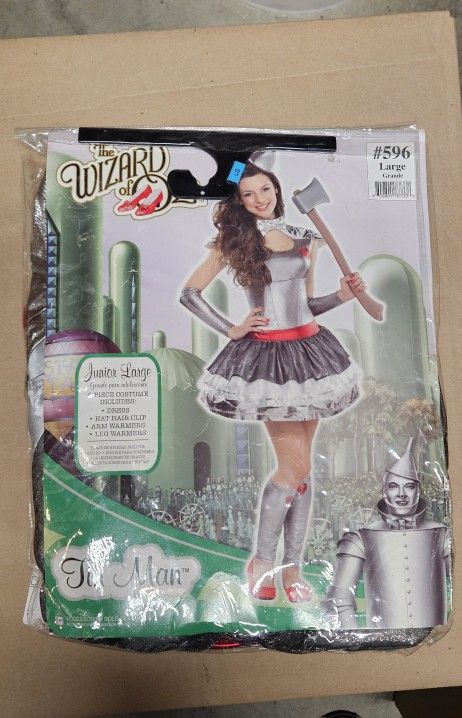 NEW Tin Man Costume Size Large Grande.