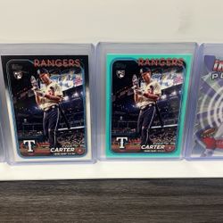 Baseball Cards - Evan Carter