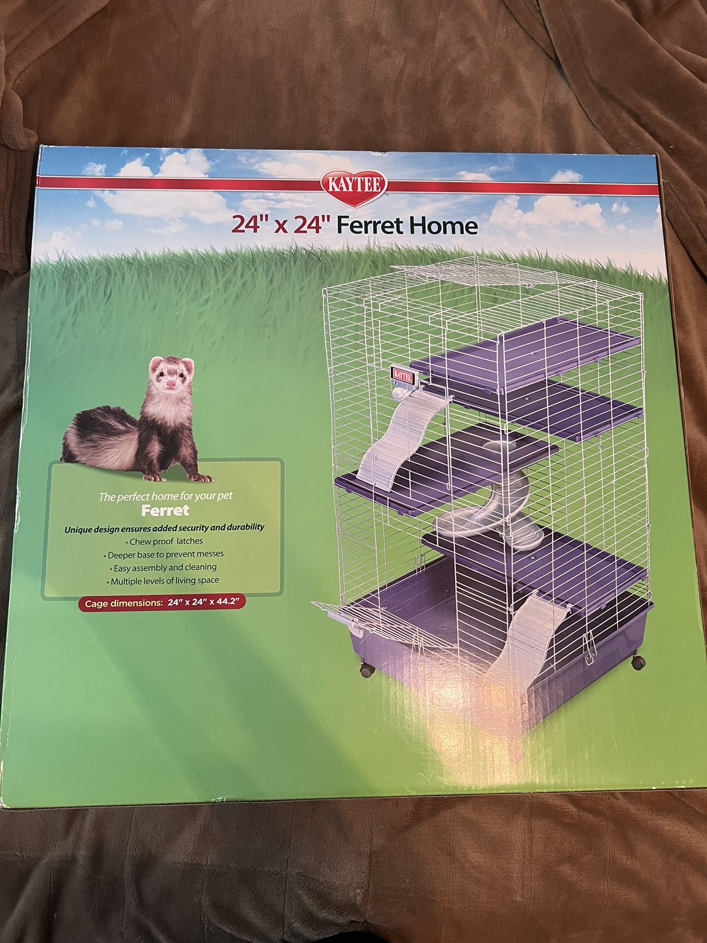 BRAND NEW ANIMAL CAGE, 24x24x44.2