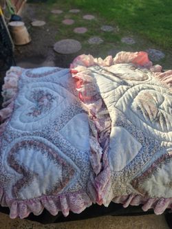 Homemade king size pillow shams