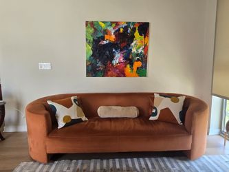 Abstract oil canvas "42×42