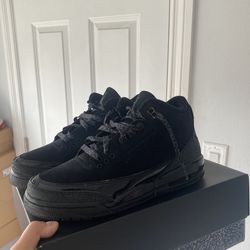 Jordan 3 Black Cat 7y Worn Once