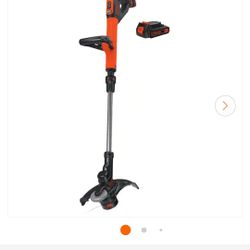 Weed Wacker 20v Black And Decker $60 New Baterie And Charger