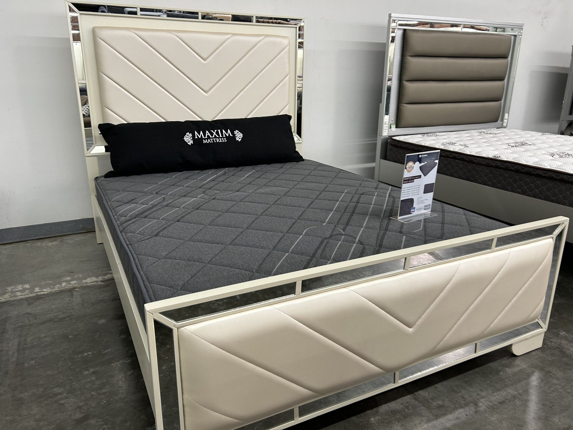 Queen Bed With Mattress