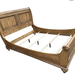 Ethan Allen king Sleigh Bed Frame