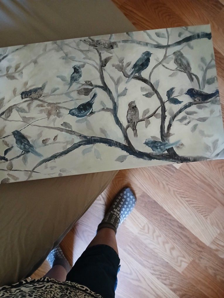 Beautiful Bird Pic. 2 1/2 Ft By 1 1/2 Ft
