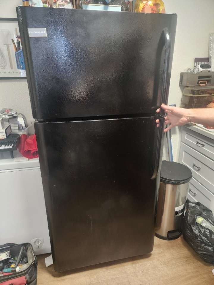 Black Refrigerator Works Perfect