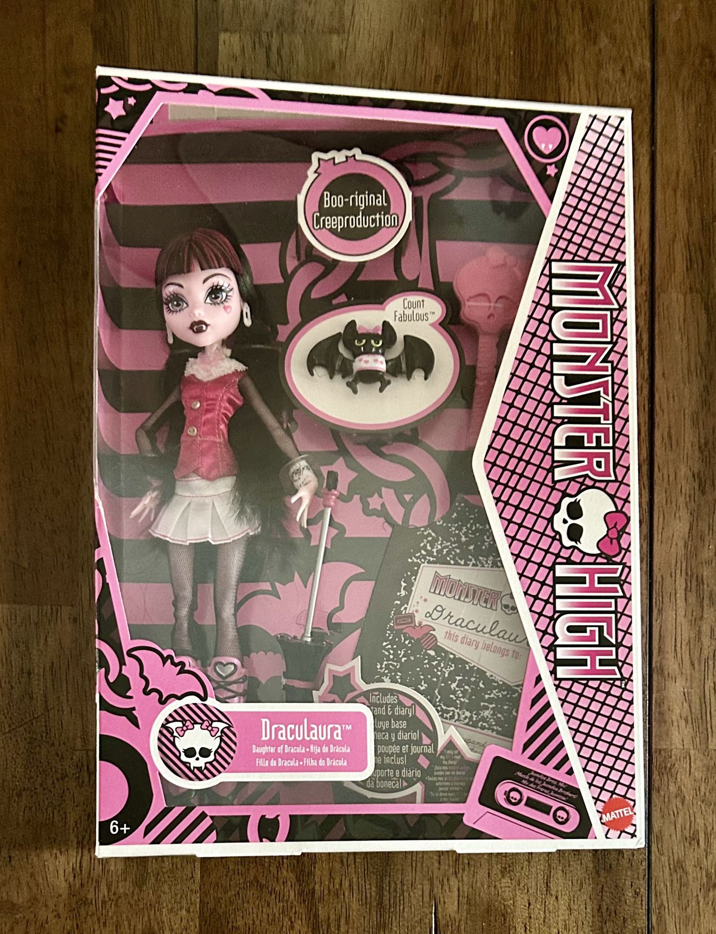 Monster High Draculaura Boo-Riginal Creeproduction Doll NEW!