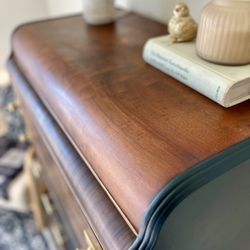 Vintage Waterfall Dresser