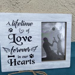 Pet Memorial Photo Frame 