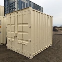 10 FOOT REFURBISHED STD CONTAINER STD SHED,STORAGE,SHIPPING,CONEX 
