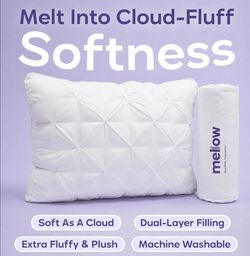 MELLOW Pillows and covers from $30 open box