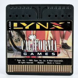 California Games Atari Lynx Video Game Cartridge Only 