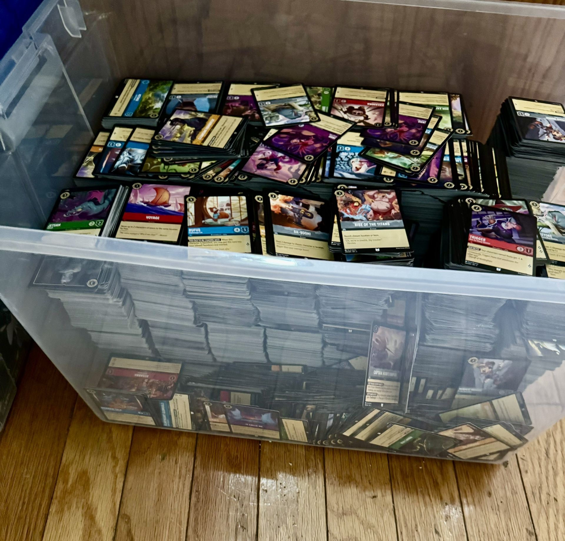 20,000 Disney Lorcana Common and Uncommon cards/bulk