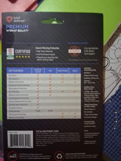 1 YearTotal Defense Premium Internet Security, 5 devices
