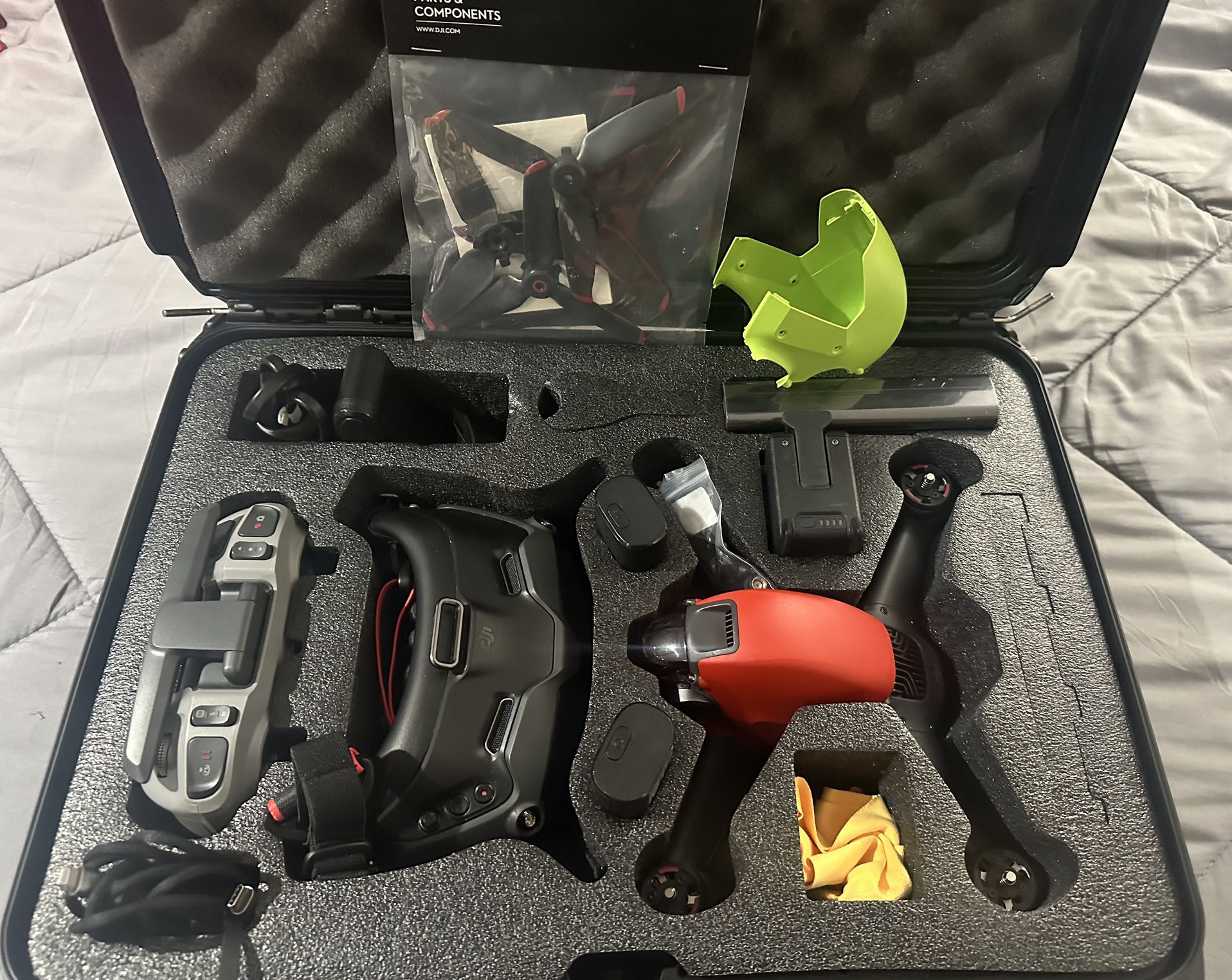DJI FPV Combo (Goggles V2), First-Person View Drone with 4K Camera, S Flight Mode, Super-Wide 150° F