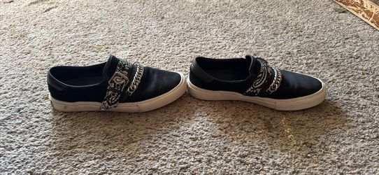 Amiri Bandana Chain Slip-On Sneakers- men’s size 9
