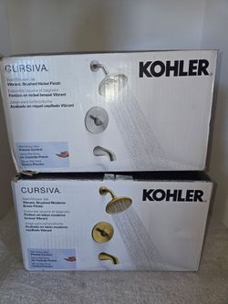Kohler Cursiva Tub & Shower Faucet Set  $115 ea. New (Price Is Firm)