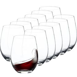 Wine Glasses Set of 12, 15 Ounce Smooth Rim Standard Wine Glass Tumbler for Red, White Wine, Dishwasher Safe