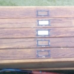 Hamilton Architect Drawing Blueprint Cabinet 