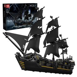 Mould King 13111 The Black Pearl Sailing Ship Model Building Block
