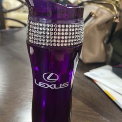 Lexus coffee Tumbler Diamonds Dazzle Purple Collectible