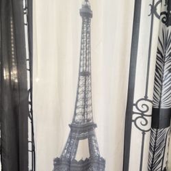 Eiffel Tower Shower Curtain