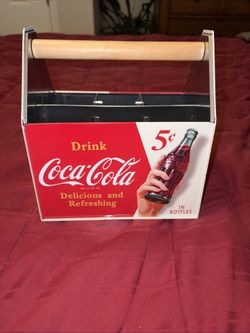 Coca-Cola Tin Utensil Caddy The Tin Box Company Coke Collectible