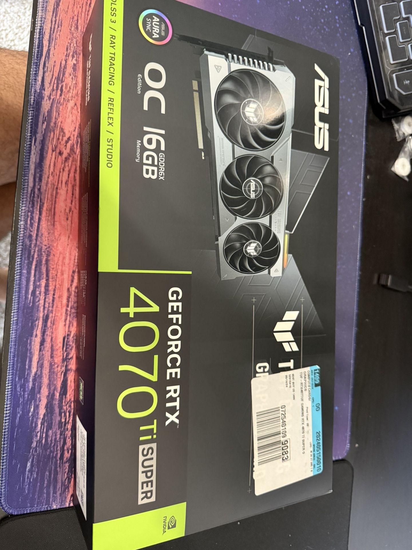 4070ti super ASUS TUF 16GB
