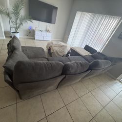 Grey Modular Couch
