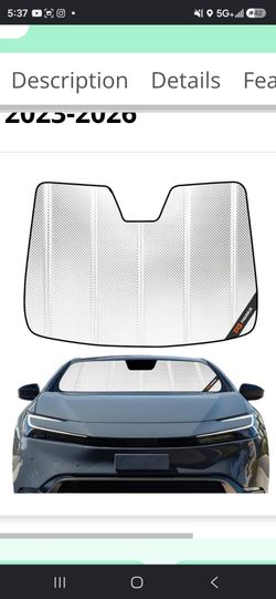 Sunshade prius