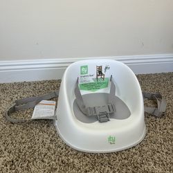 Ingenuity Baby Booster Seat with Safety Straps – Lightweight & Portable