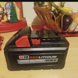 Milwaukee M18 XC 8.0 Lithium-Ion High Output XC 8.0 AH Battery Used